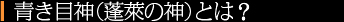 青き目神（蓬萊の神）とは？